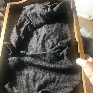 Dog Turtleneck Dark Gray Shirt